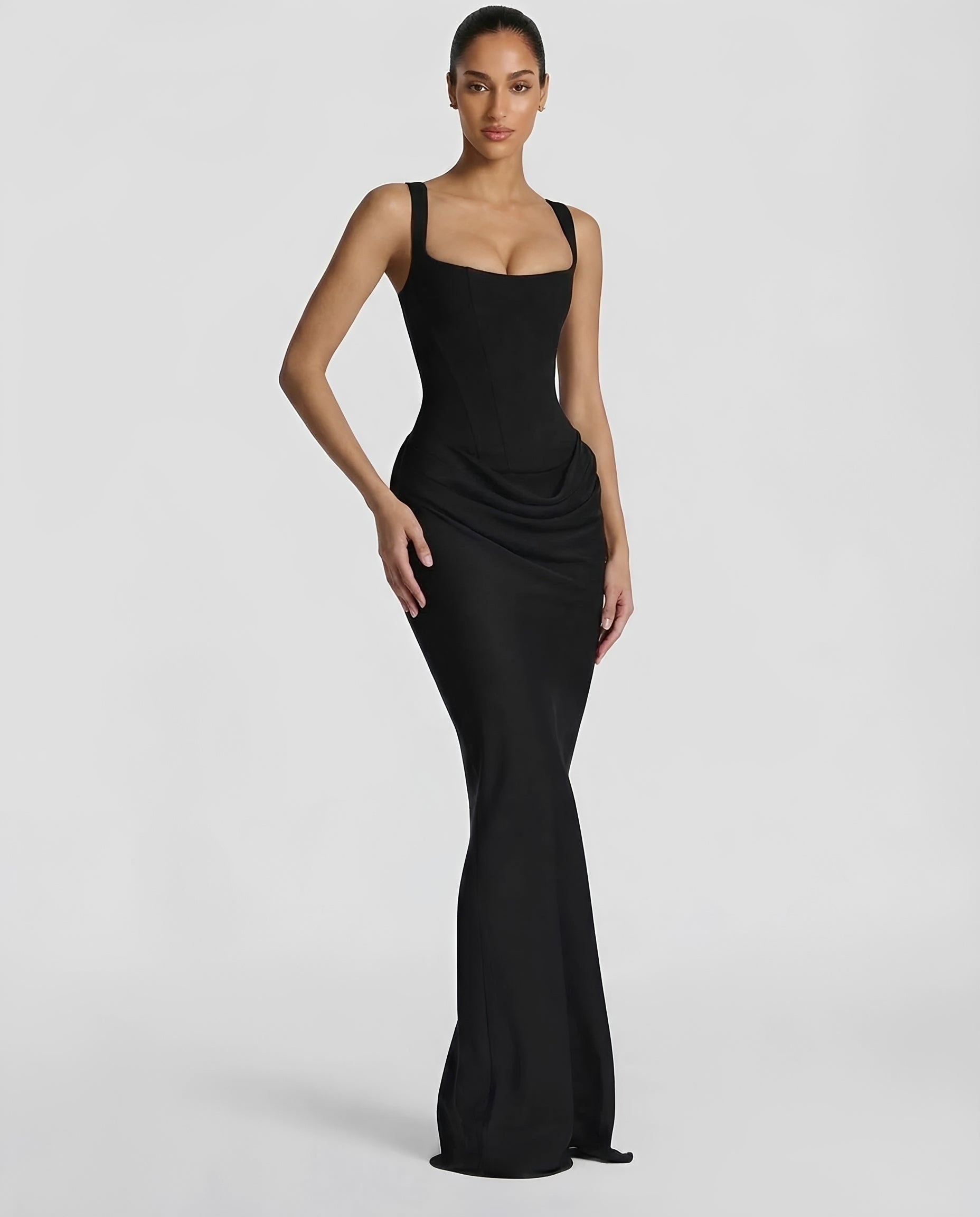 Dorsey - Elegant Corset-Styled Maxi Dress