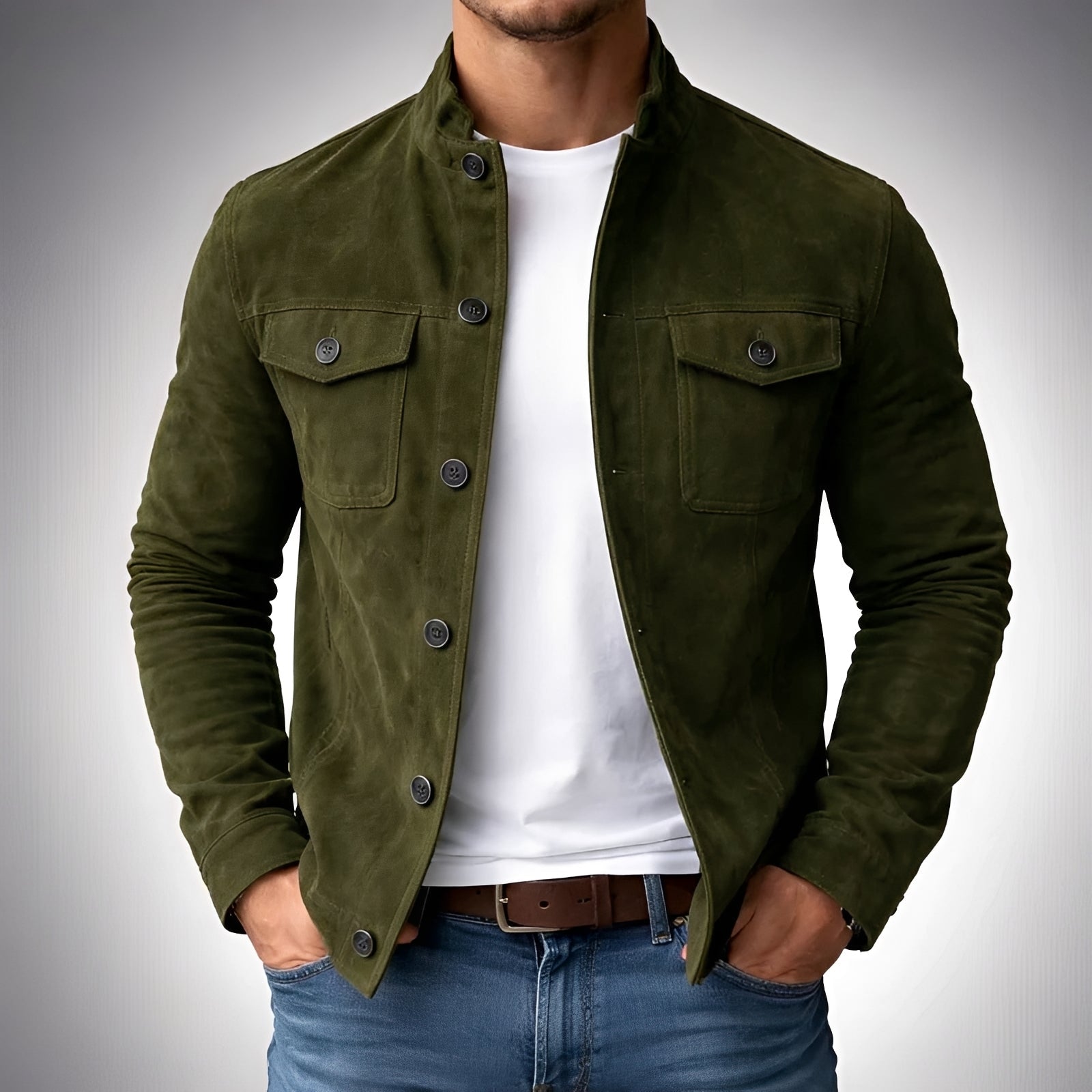 Gideon - Loose Button-Front Jacket