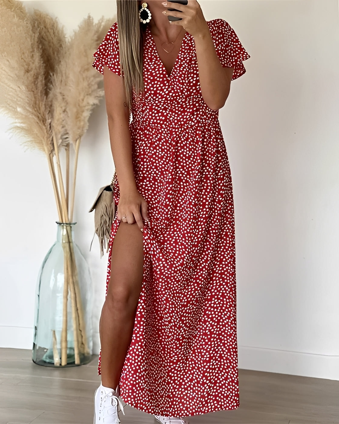 Kathleen - Relaxed Maxi Dress with Slit