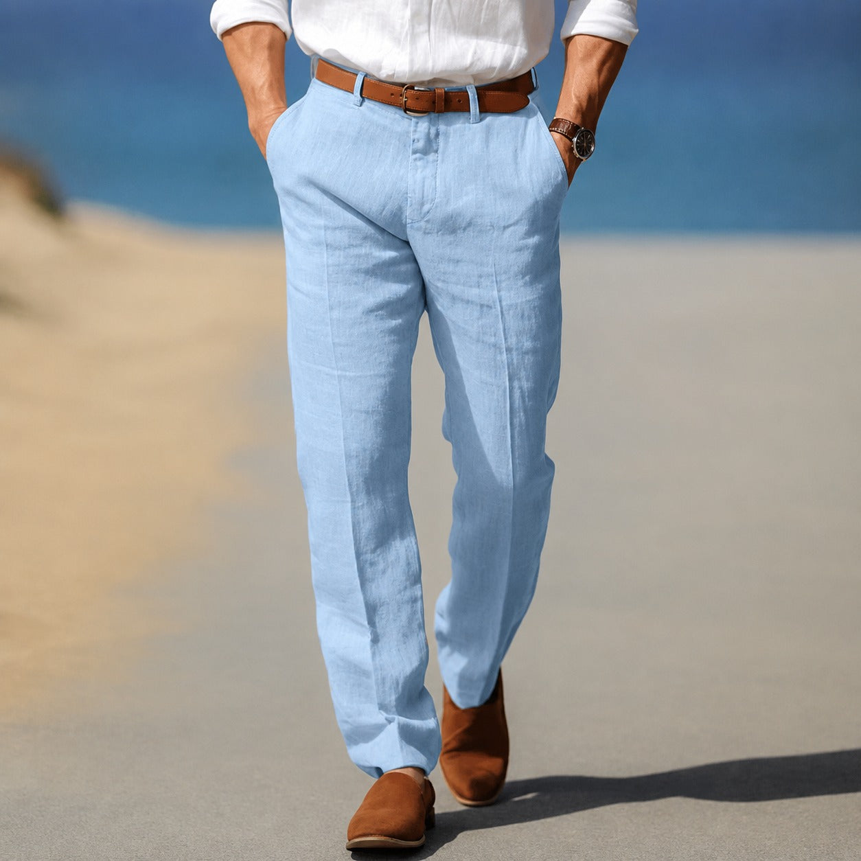 Dion - Elegant Relaxed Trousers