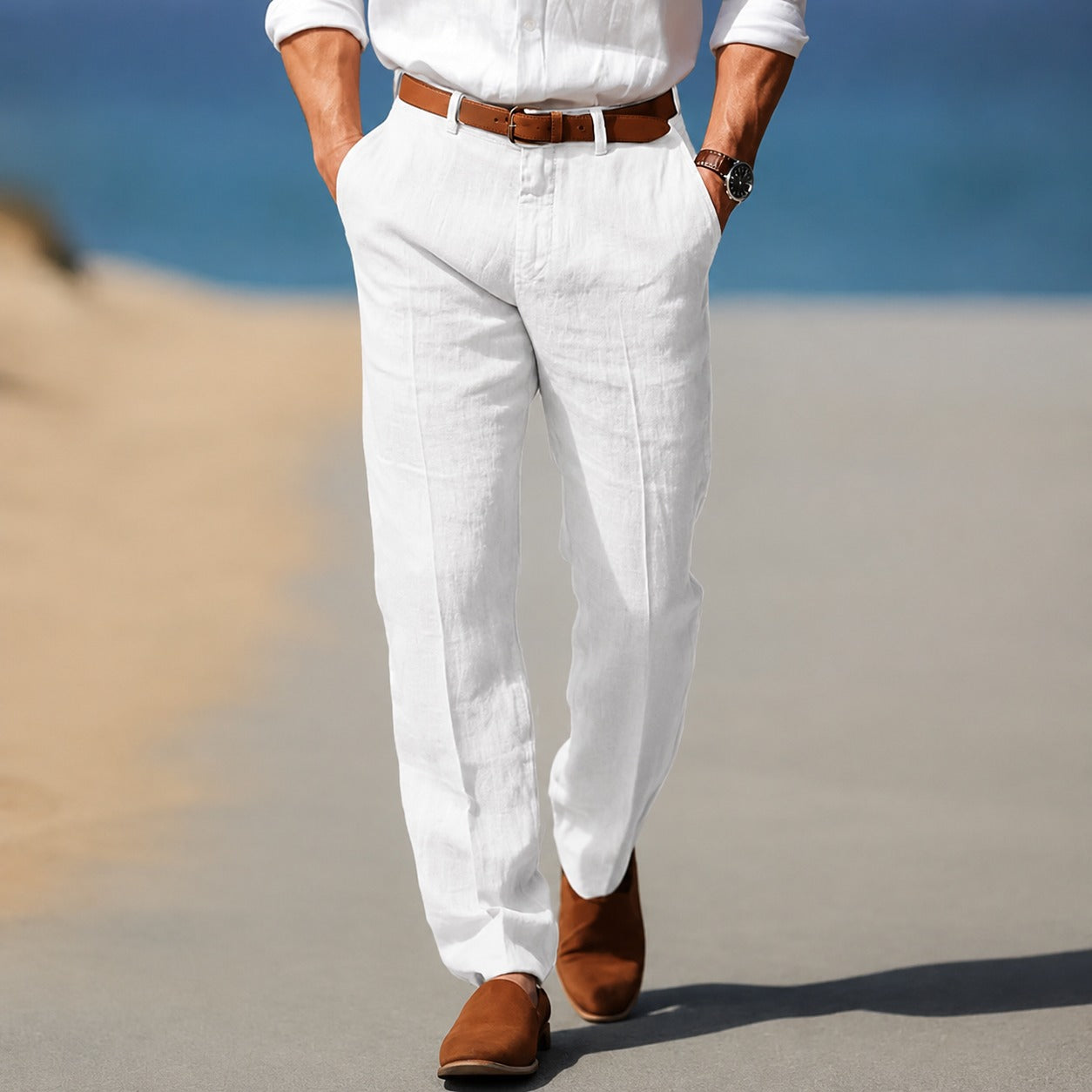 Dion - Elegant Relaxed Trousers