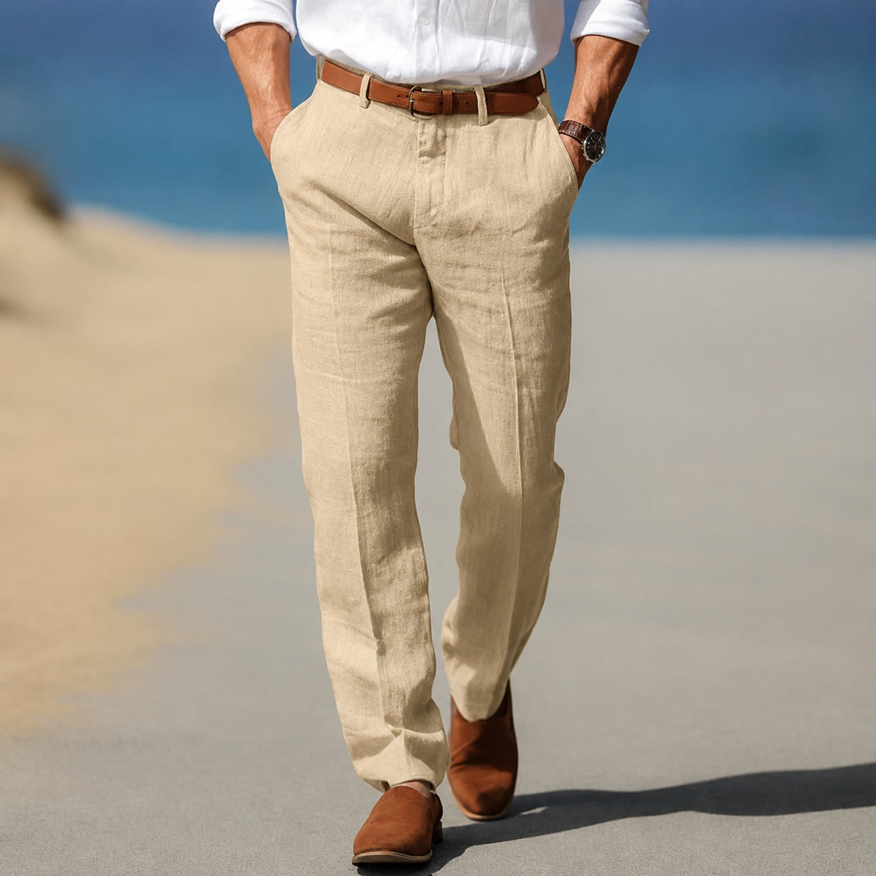 Dion - Elegant Relaxed Trousers