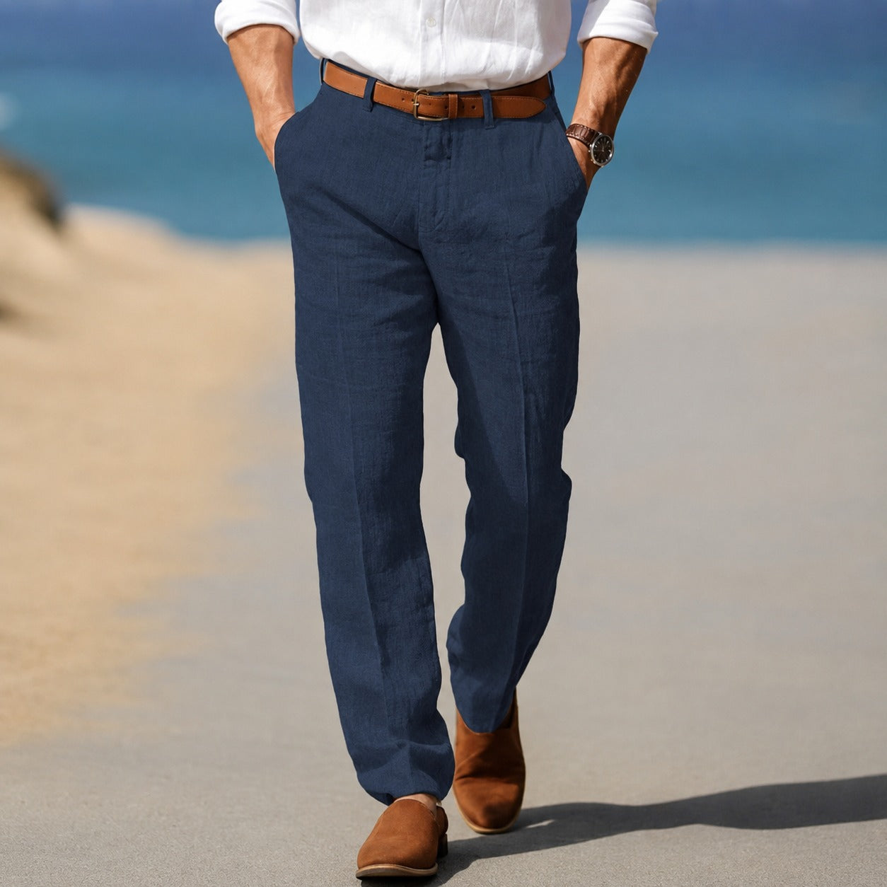 Dion - Elegant Relaxed Trousers
