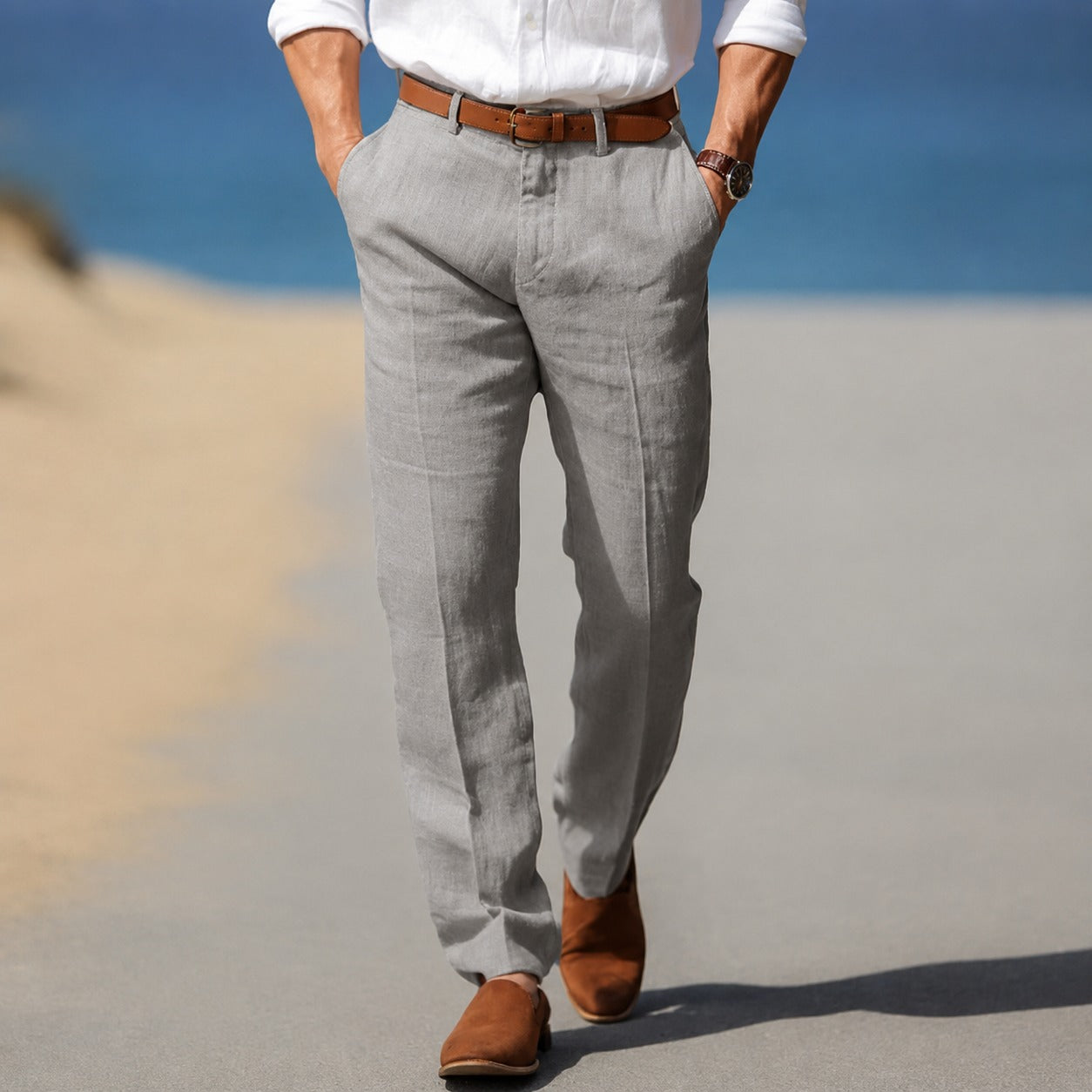 Dion - Elegant Relaxed Trousers