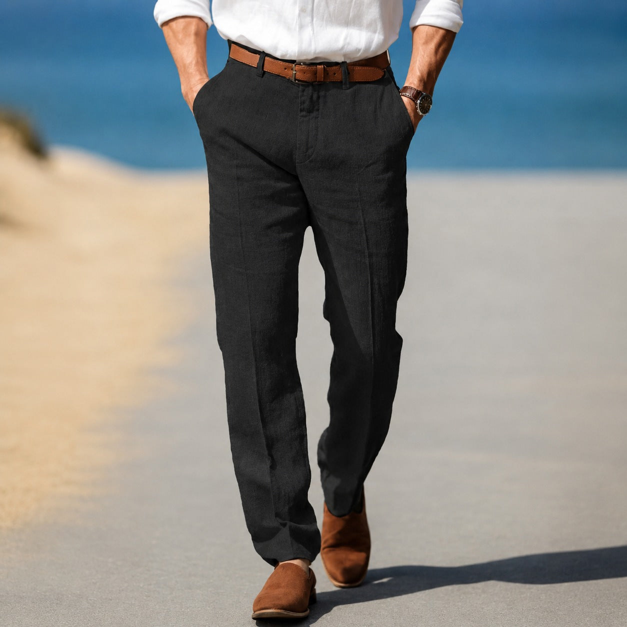 Dion - Elegant Relaxed Trousers
