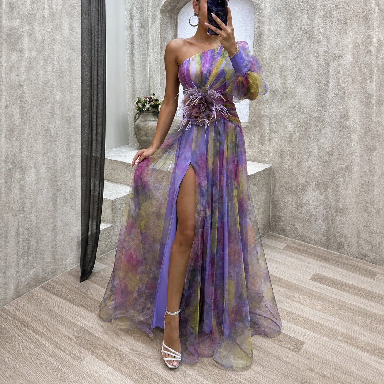 Rowe - Stylish Floral Long Dress