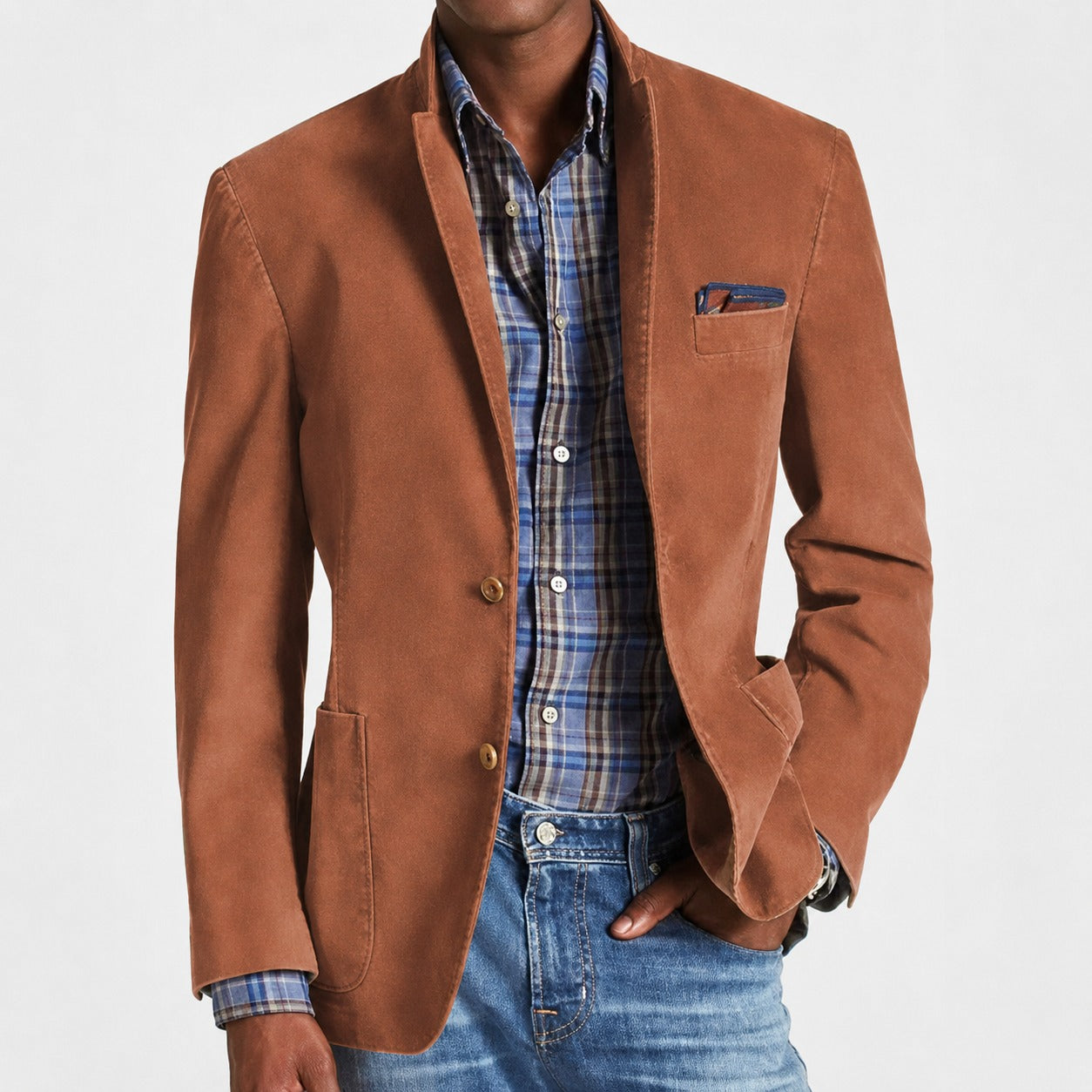 Marco - Retro Single-Button Blazer