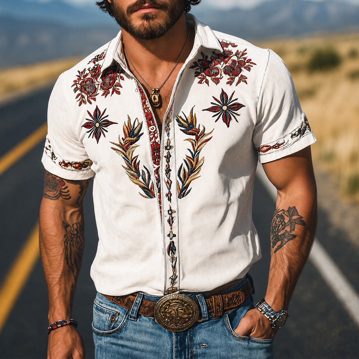 Marvin - Timeless Embroidered Shirt