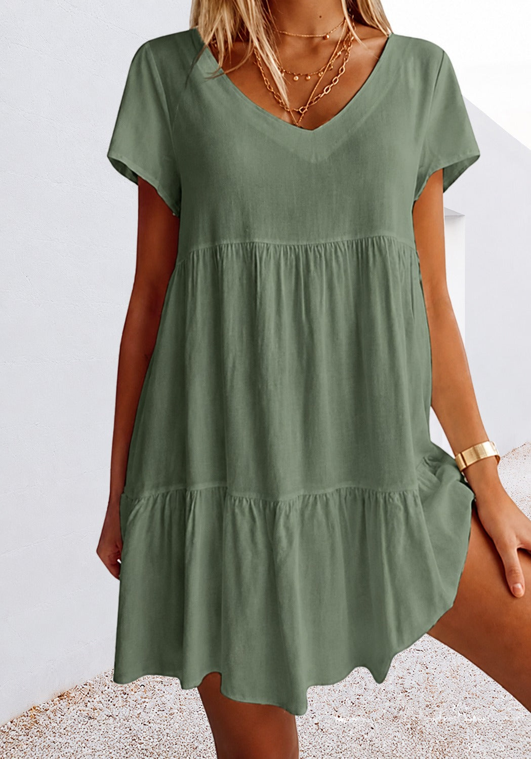 Cordelia - Relaxed Loose Mini Dress