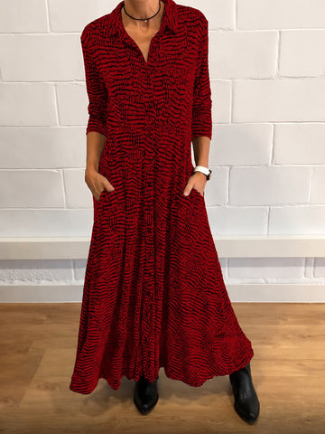 Salma - Stylish Dress with Flap Pockets
