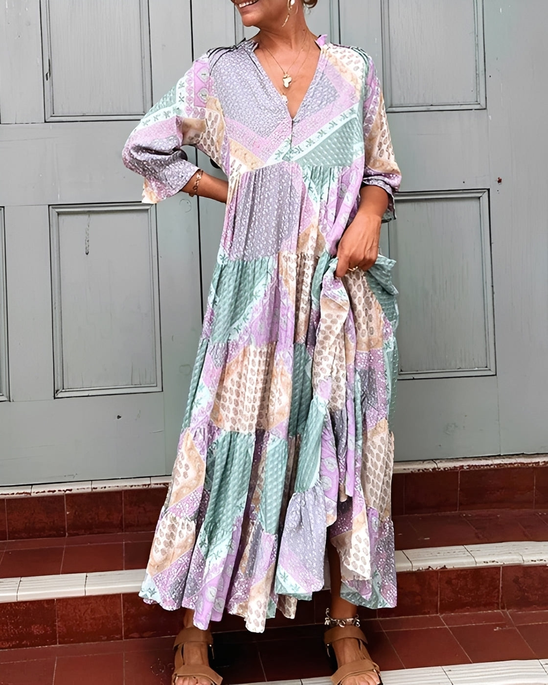 Kirsten - Fashionable Long Sleeve Dress