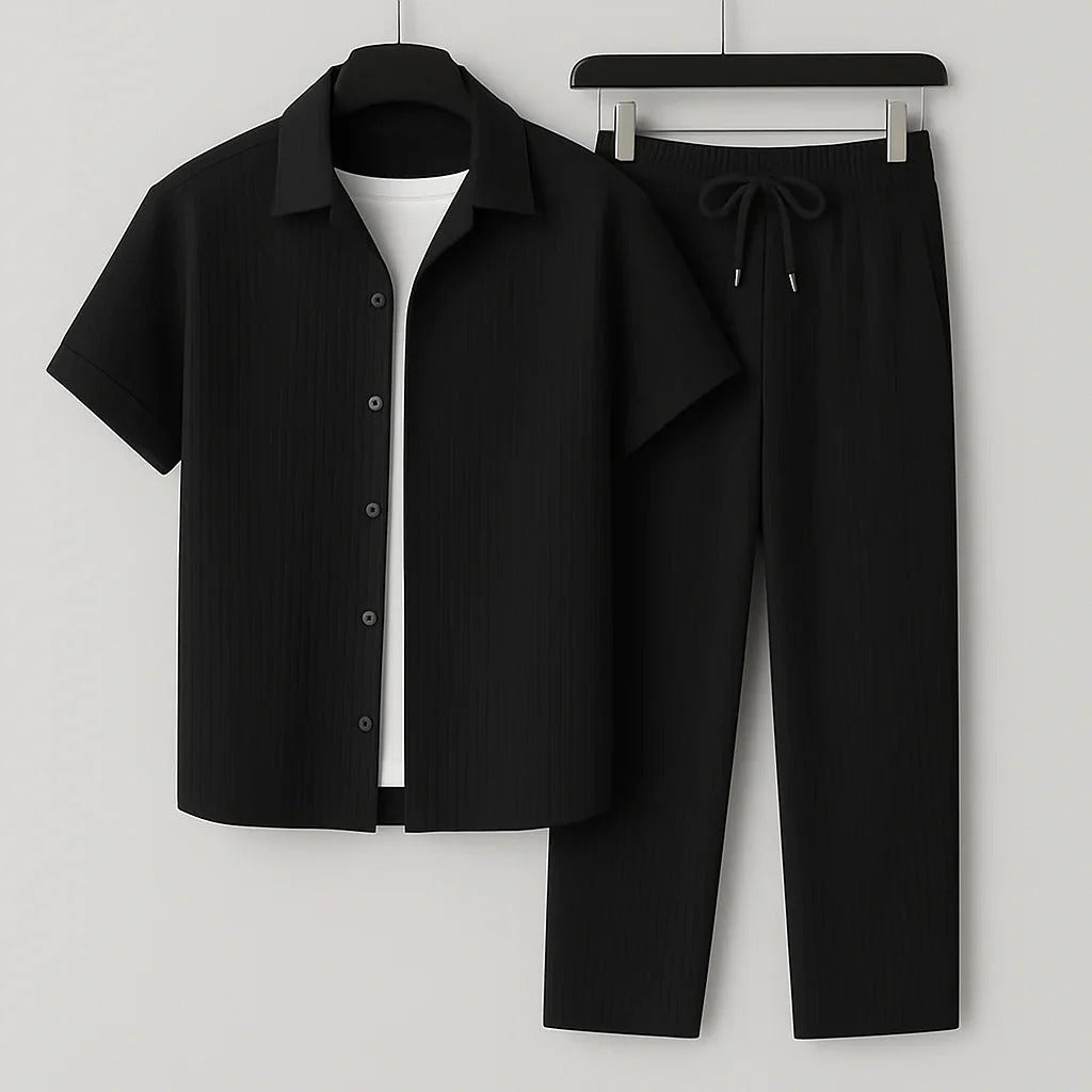 Kamil - Relaxed Striped Ensemble