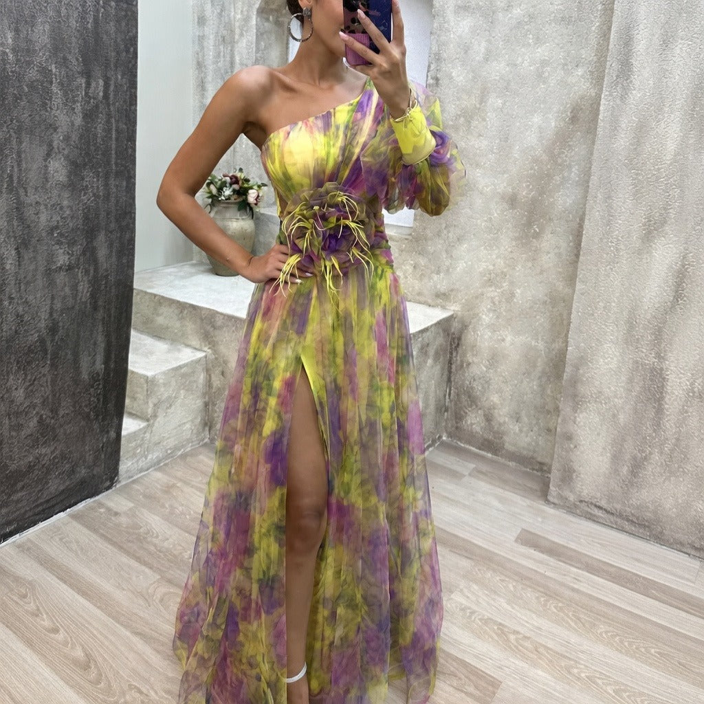 Rowe - Stylish Floral Long Dress