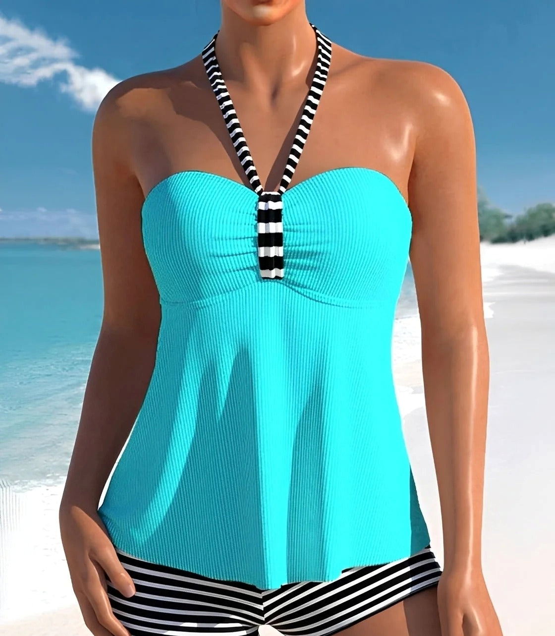 Ayla - Stylish Halter Tankinis