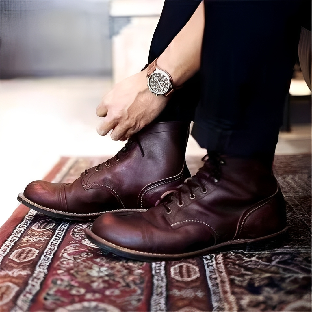 Hanzo - Men's classic lace-up boots