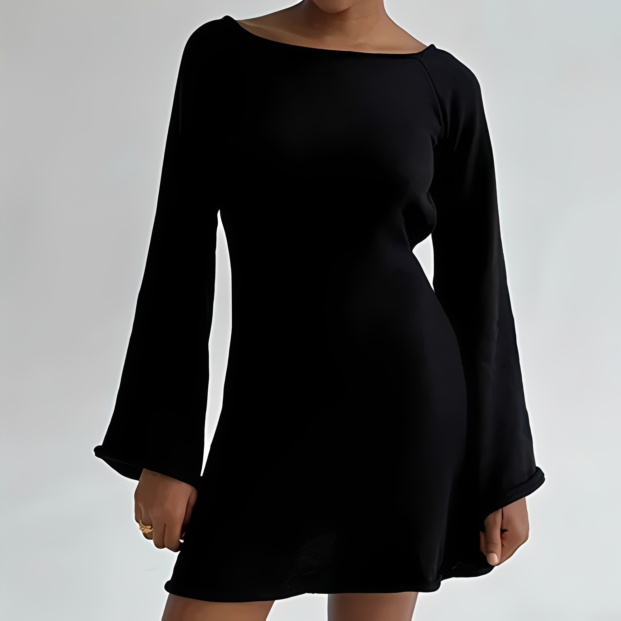 Aryana - Stylish summer dress with long sleeves for women