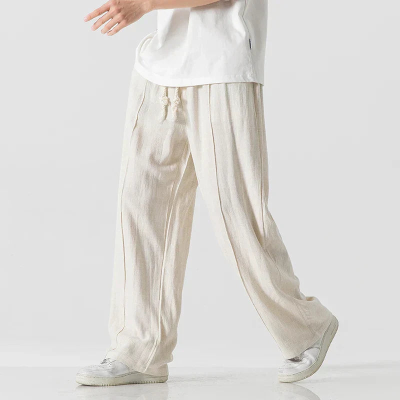 Ezra - trousers featuring an elastic waistband