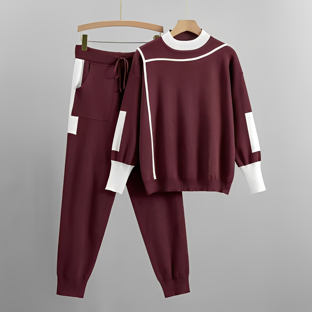 Maebelle - Trendy women's two-piece outfit