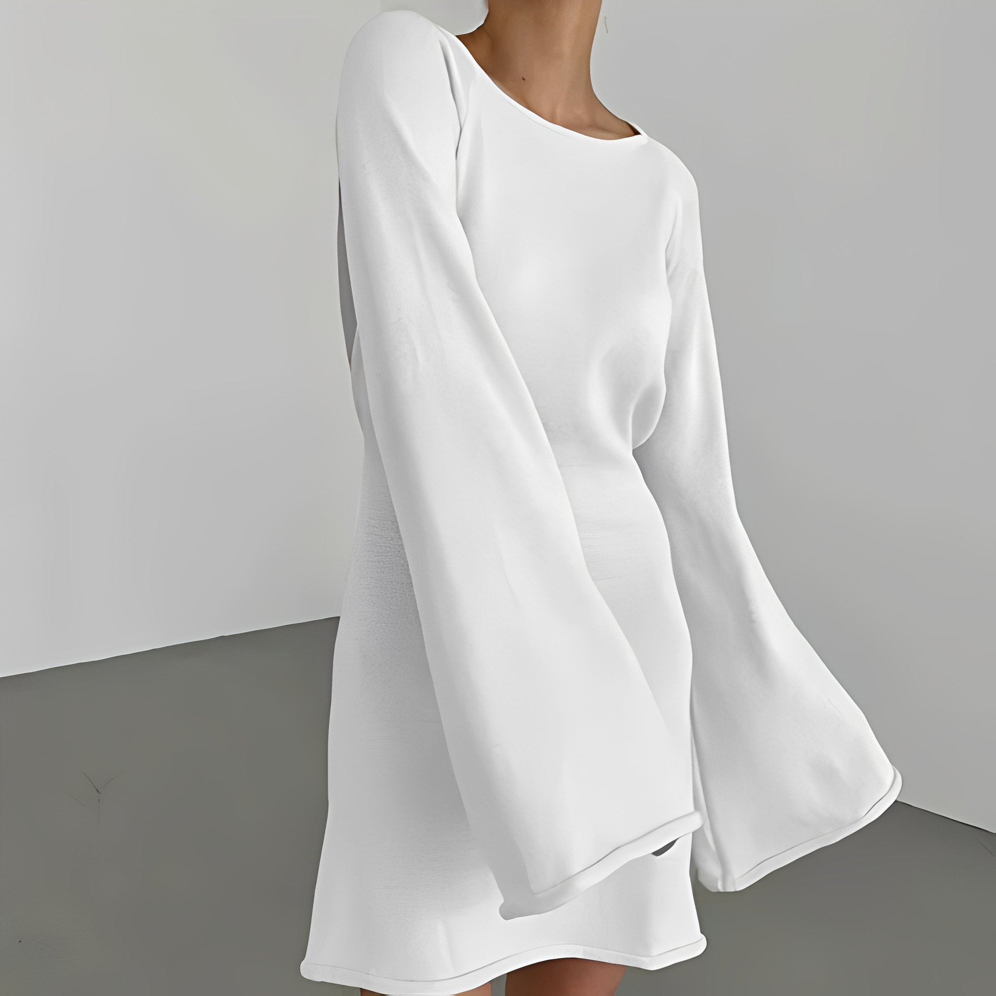 Aryana - Stylish summer dress with long sleeves for women