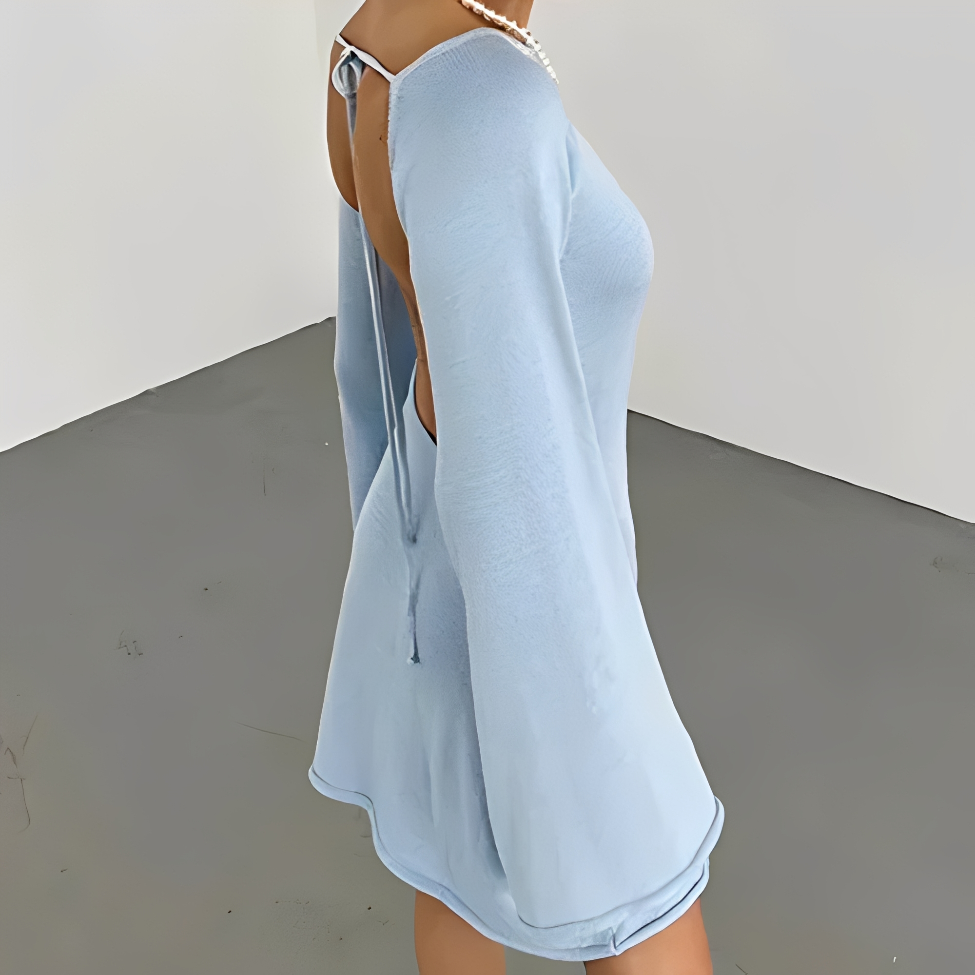 Aryana - Stylish summer dress with long sleeves for women