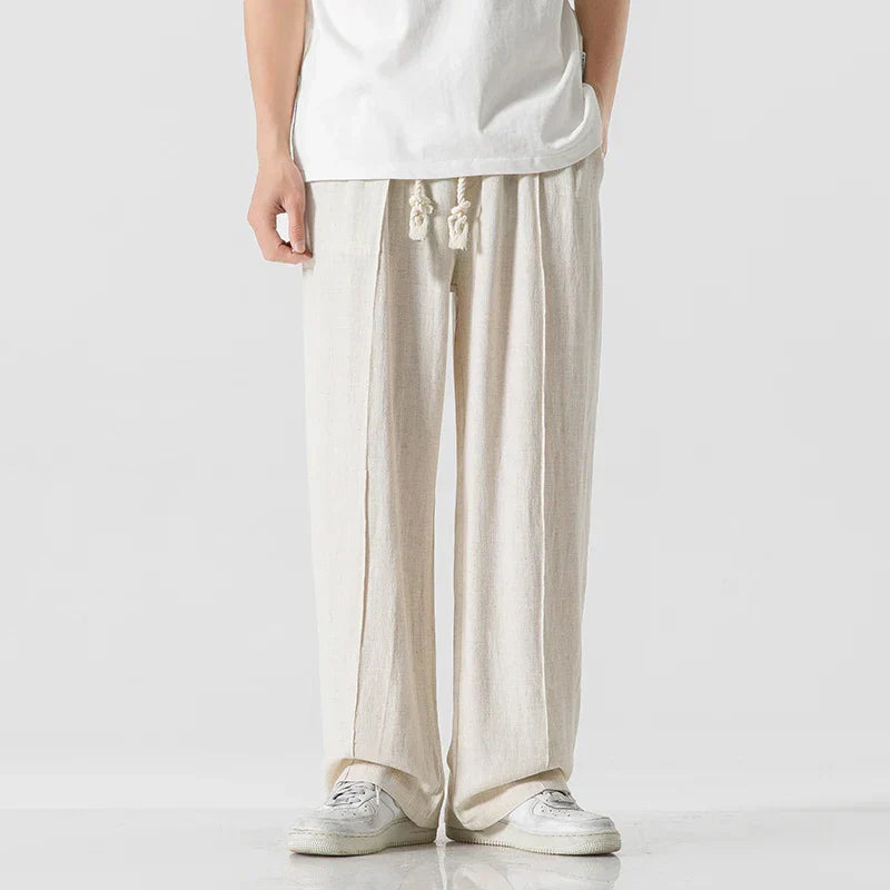 Ezra - trousers featuring an elastic waistband