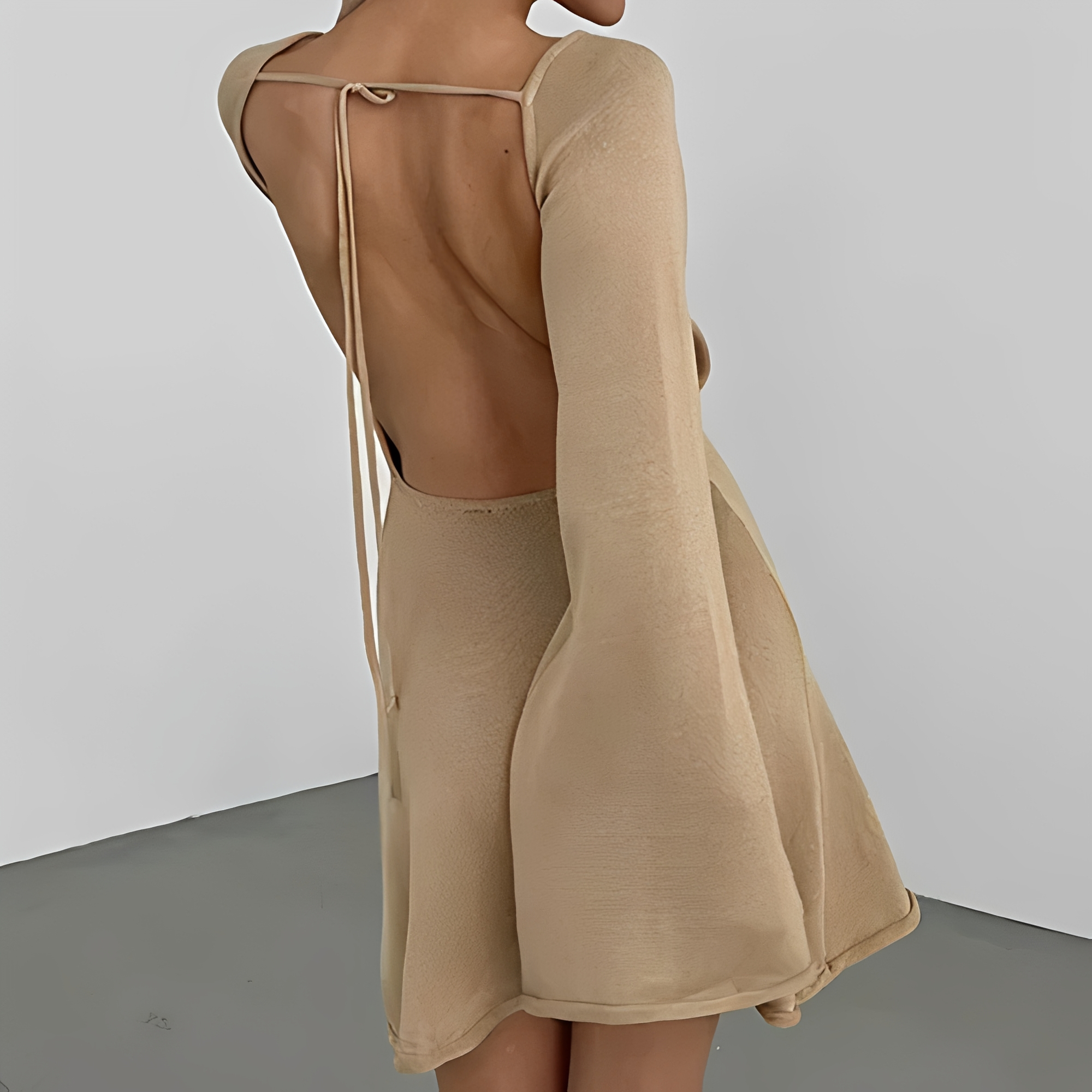 Aryana - Stylish summer dress with long sleeves for women