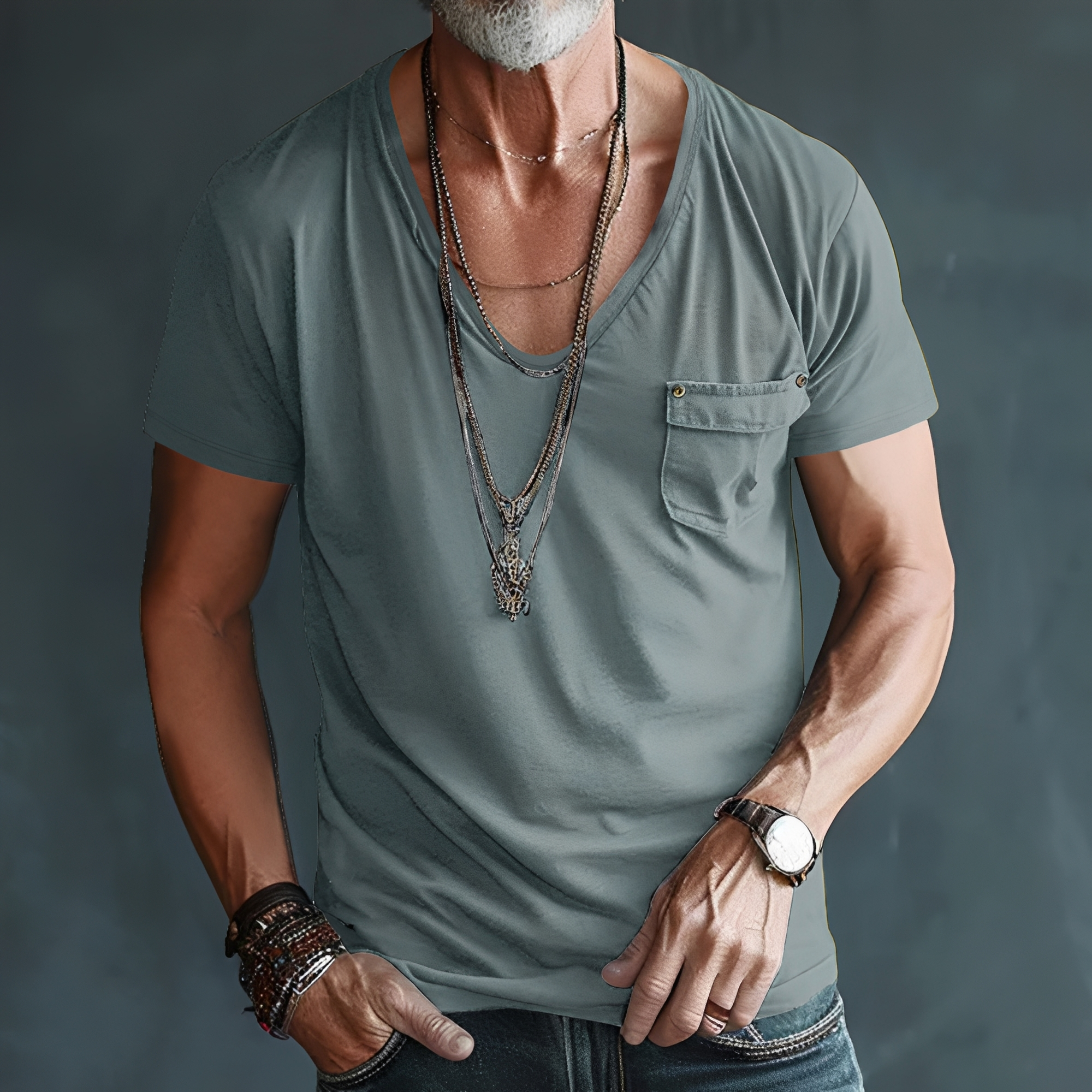 Eddie – Men's T-shirt – Easygoing and loose fit