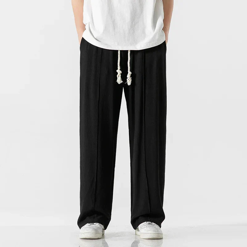 Ezra - trousers featuring an elastic waistband