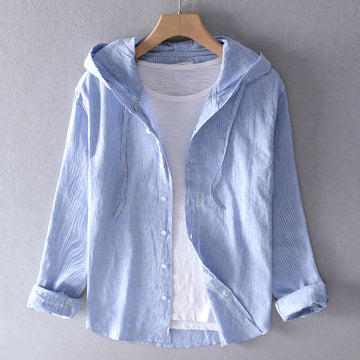 Brie – Lightweight shirt with hoodie for women