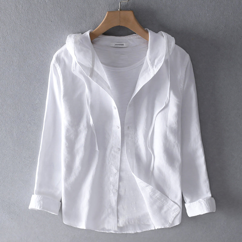 Brie – Lightweight shirt with hoodie for women