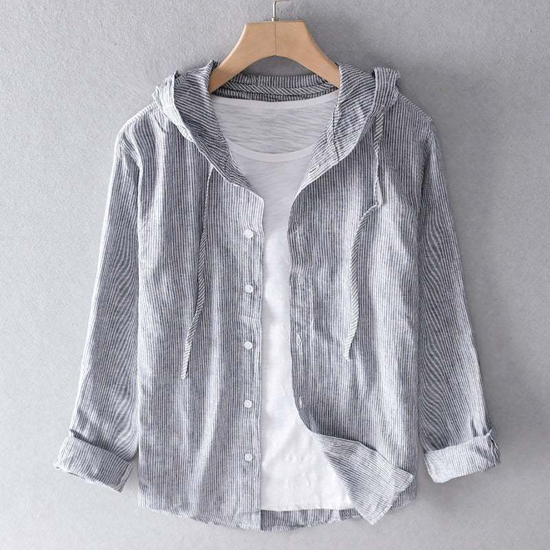 Brie – Lightweight shirt with hoodie for women