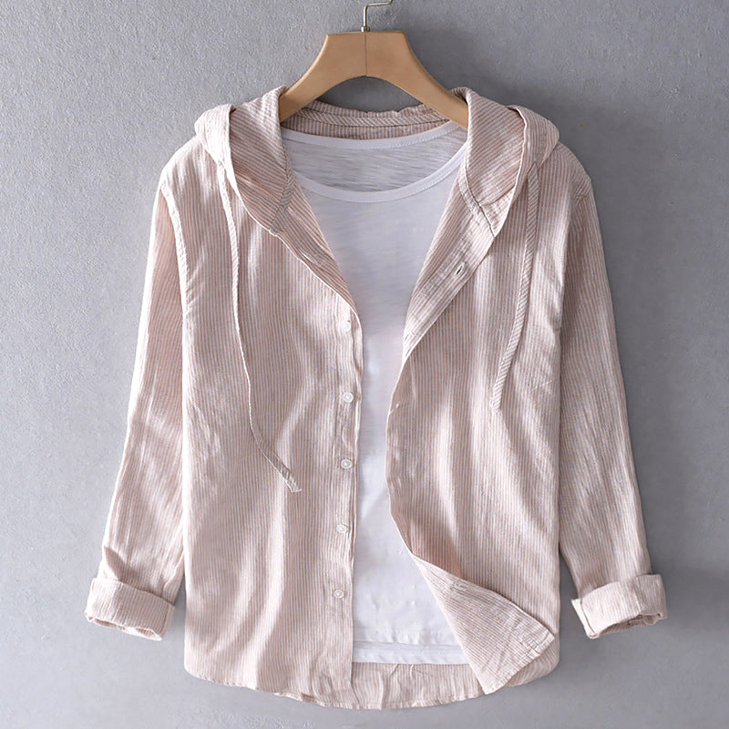 Brie – Lightweight shirt with hoodie for women