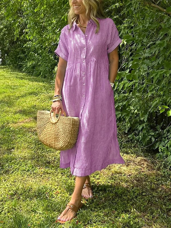 Corinne – Stylish shirt dress for ladies