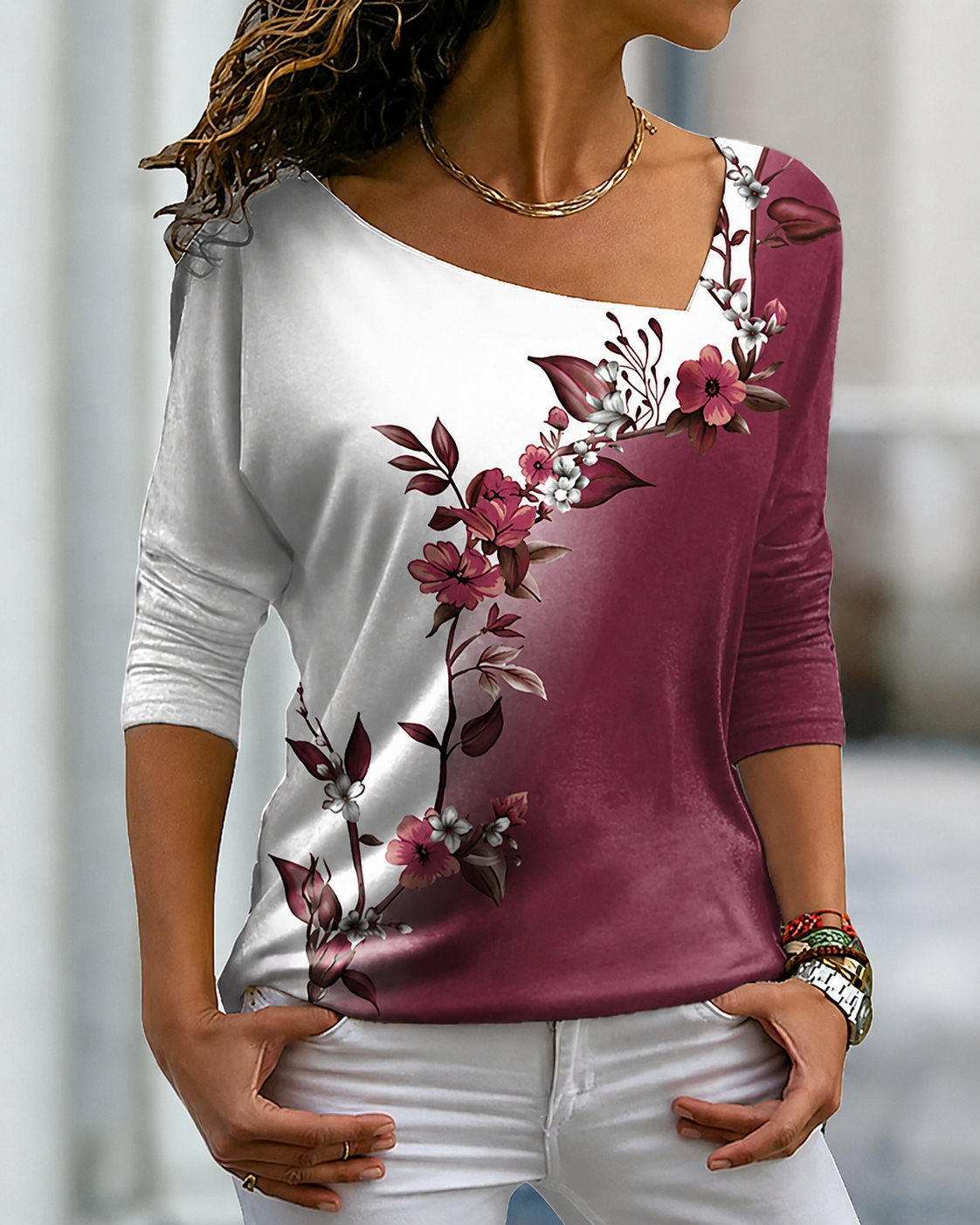 Sheylinn - Breezy Long Sleeve Shirt