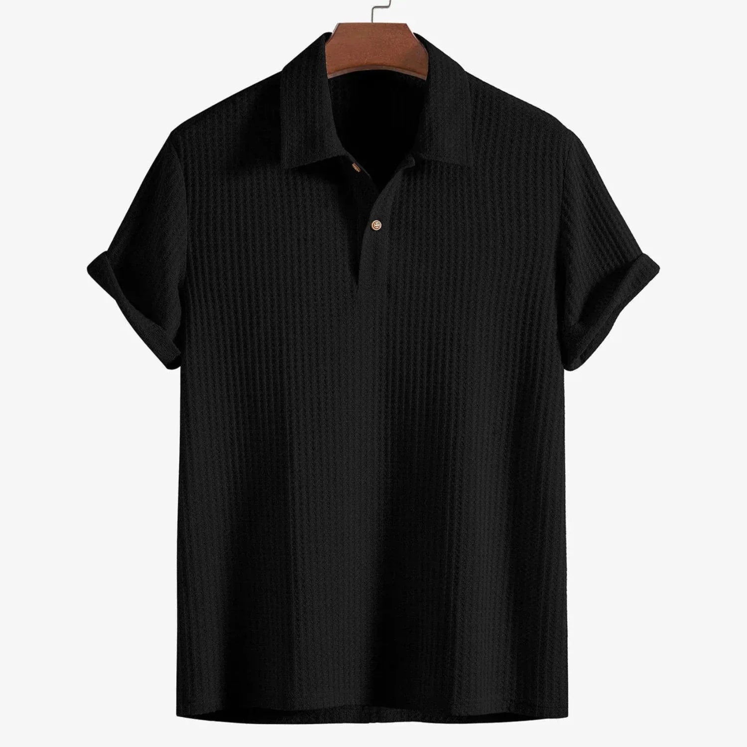 Aria - buttoned short-sleeved polo