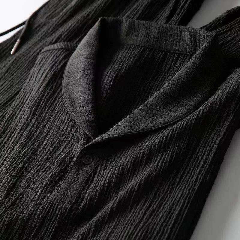 Luca - short-sleeve shirt and pants with adjustable waistband