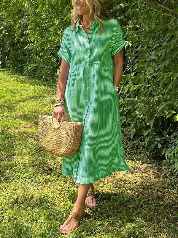 Corinne – Stylish shirt dress for ladies
