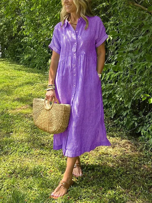 Corinne – Stylish shirt dress for ladies