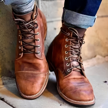 Hanzo - Men's classic lace-up boots