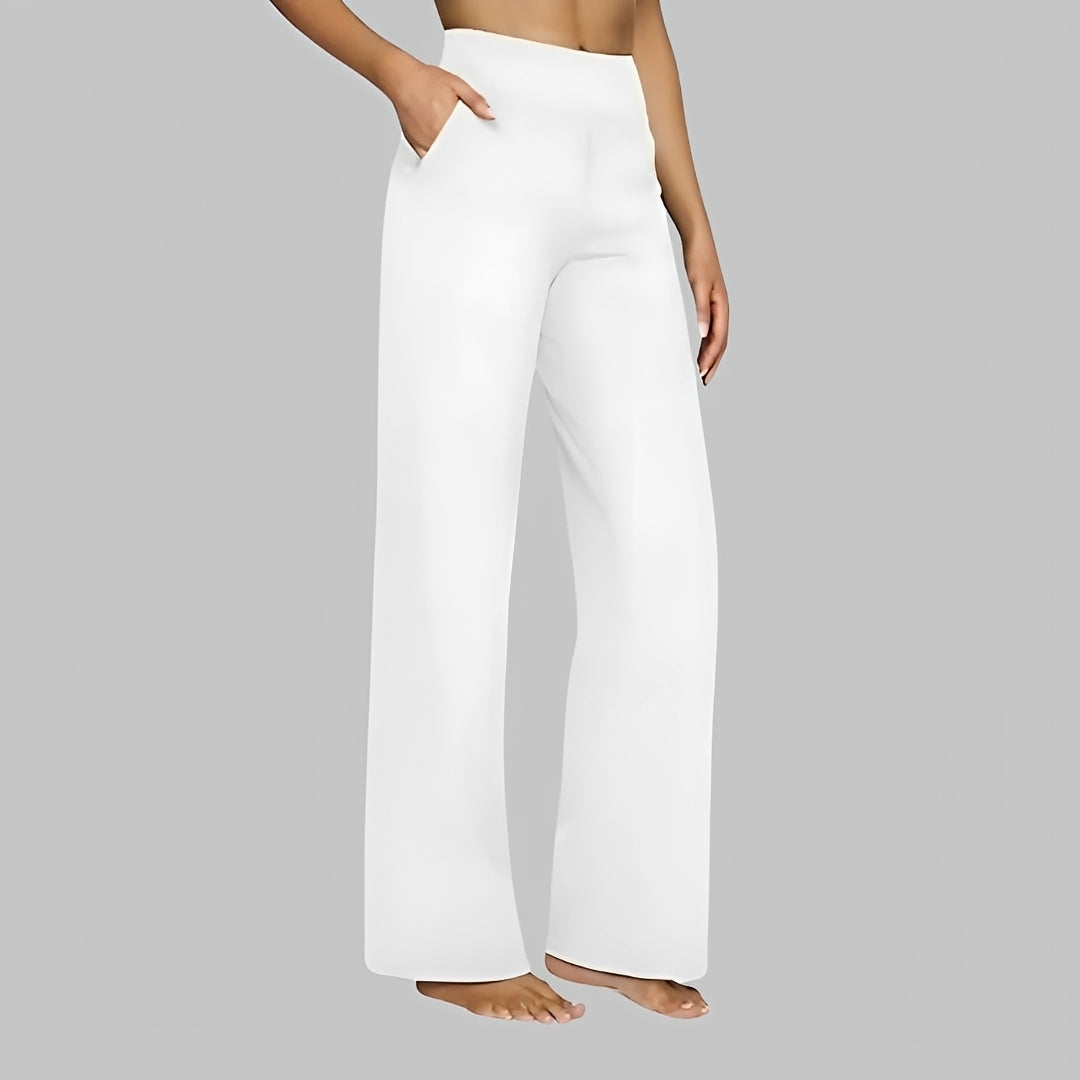 Salma - High-Waisted Casual Pants