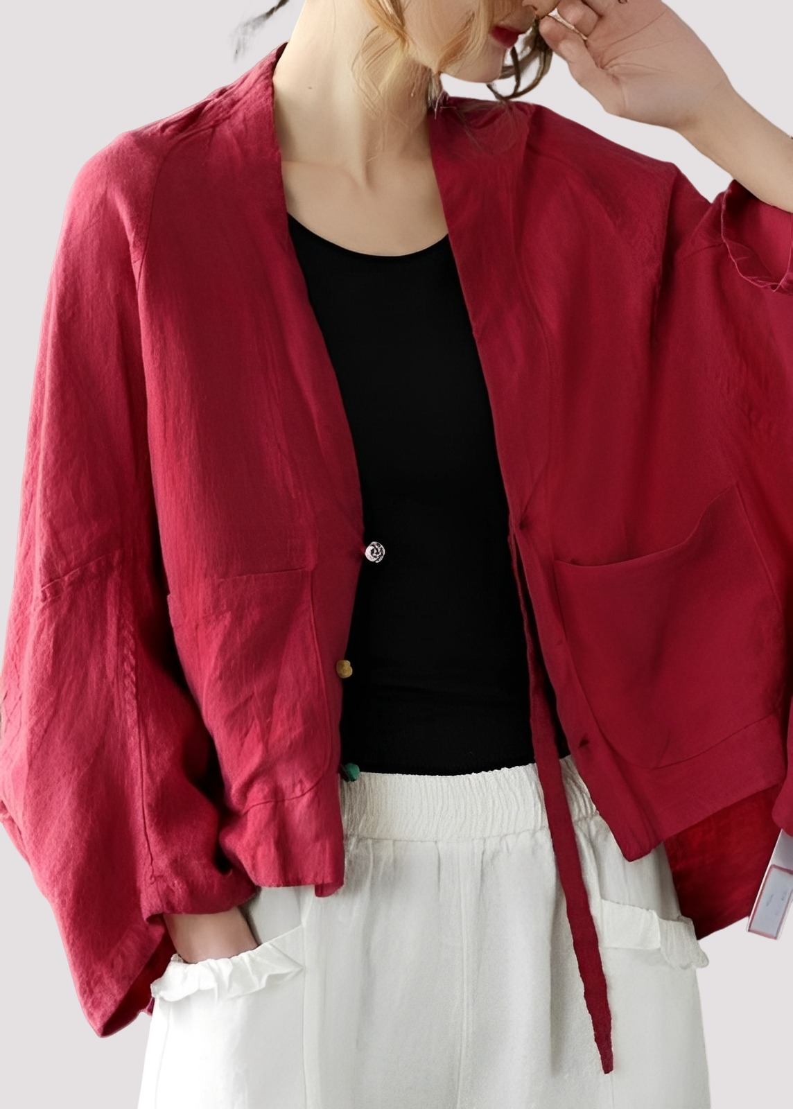 Tilly - Casual, loose-fitting cardigan with pockets for women