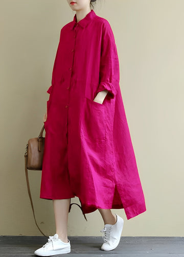 Monica - Casual swing shirt dress for women