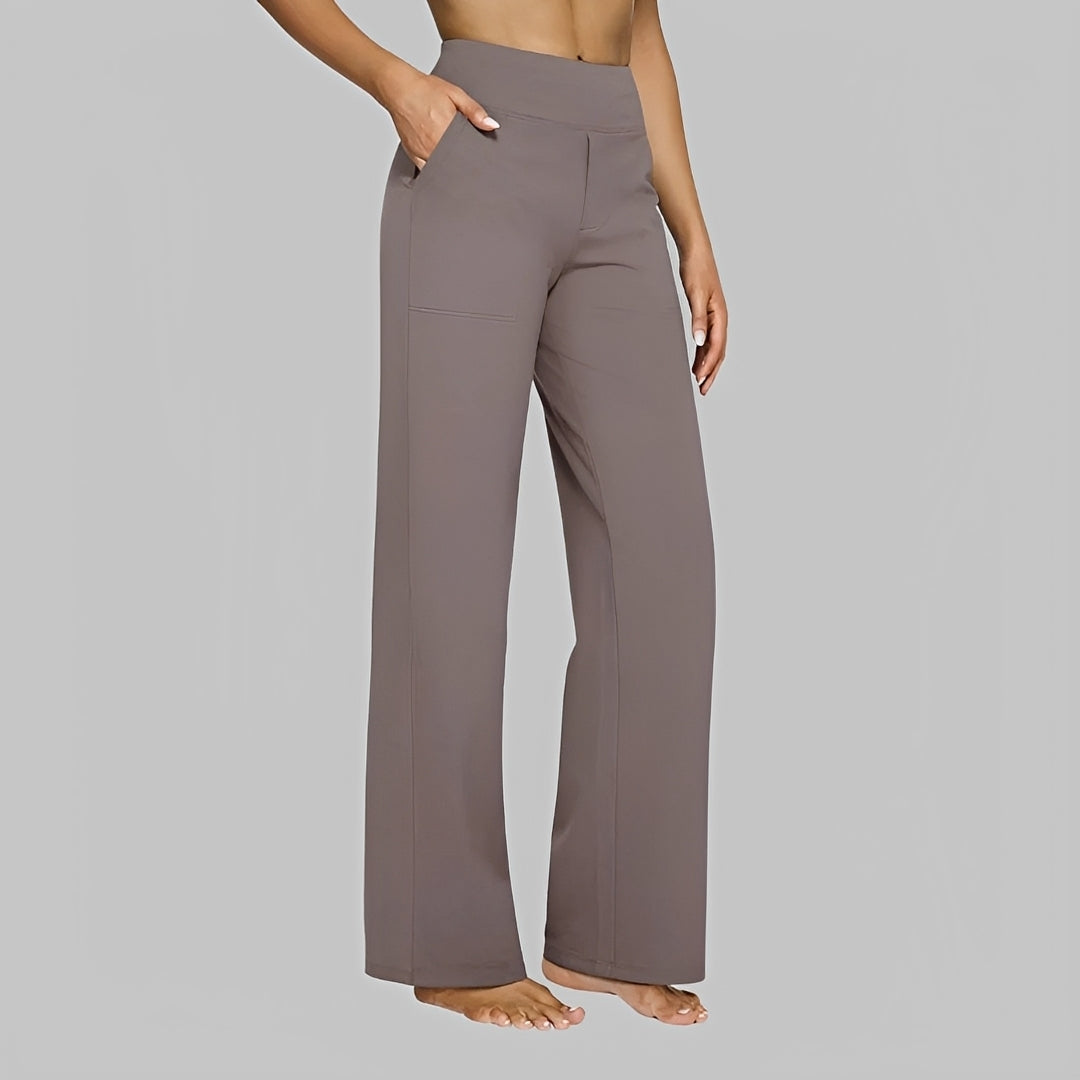 Salma - High-Waisted Casual Pants