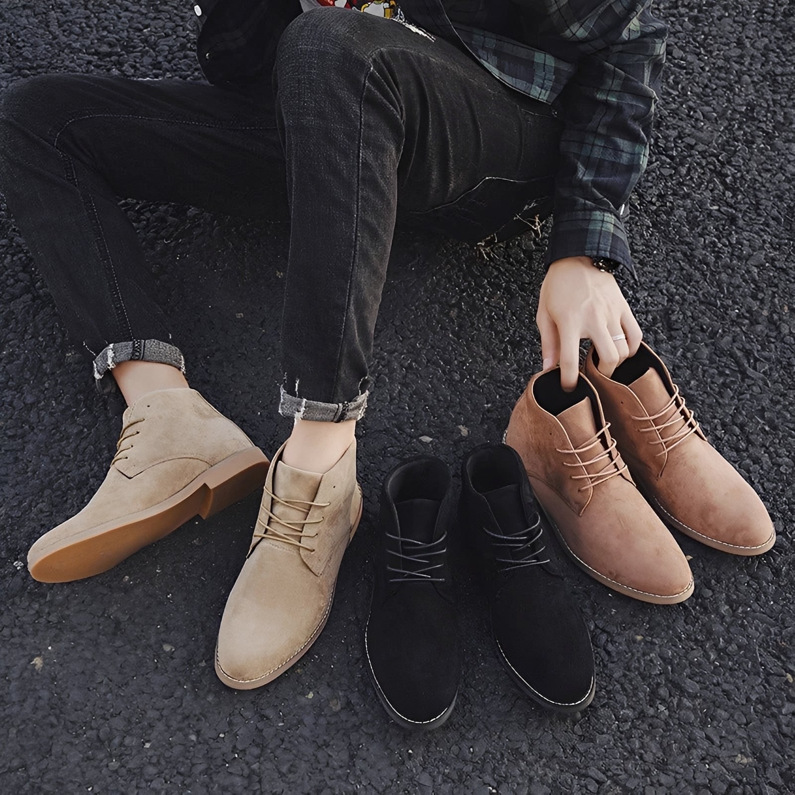 Alvin - Stylish Pointed Toe Boots