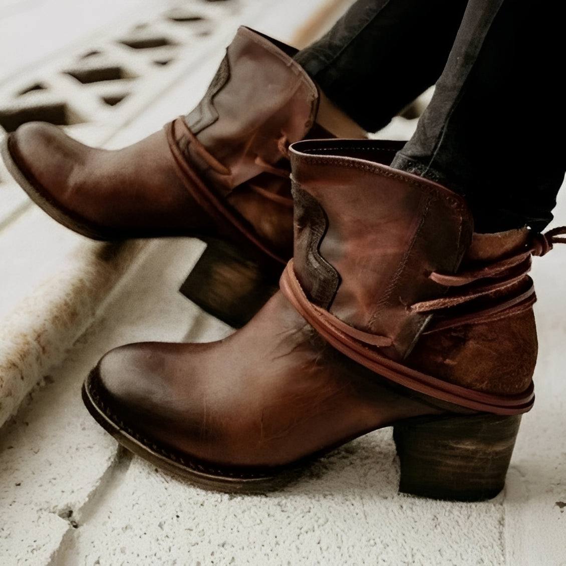 Jesse - Fashionable women's high-heeled boots
