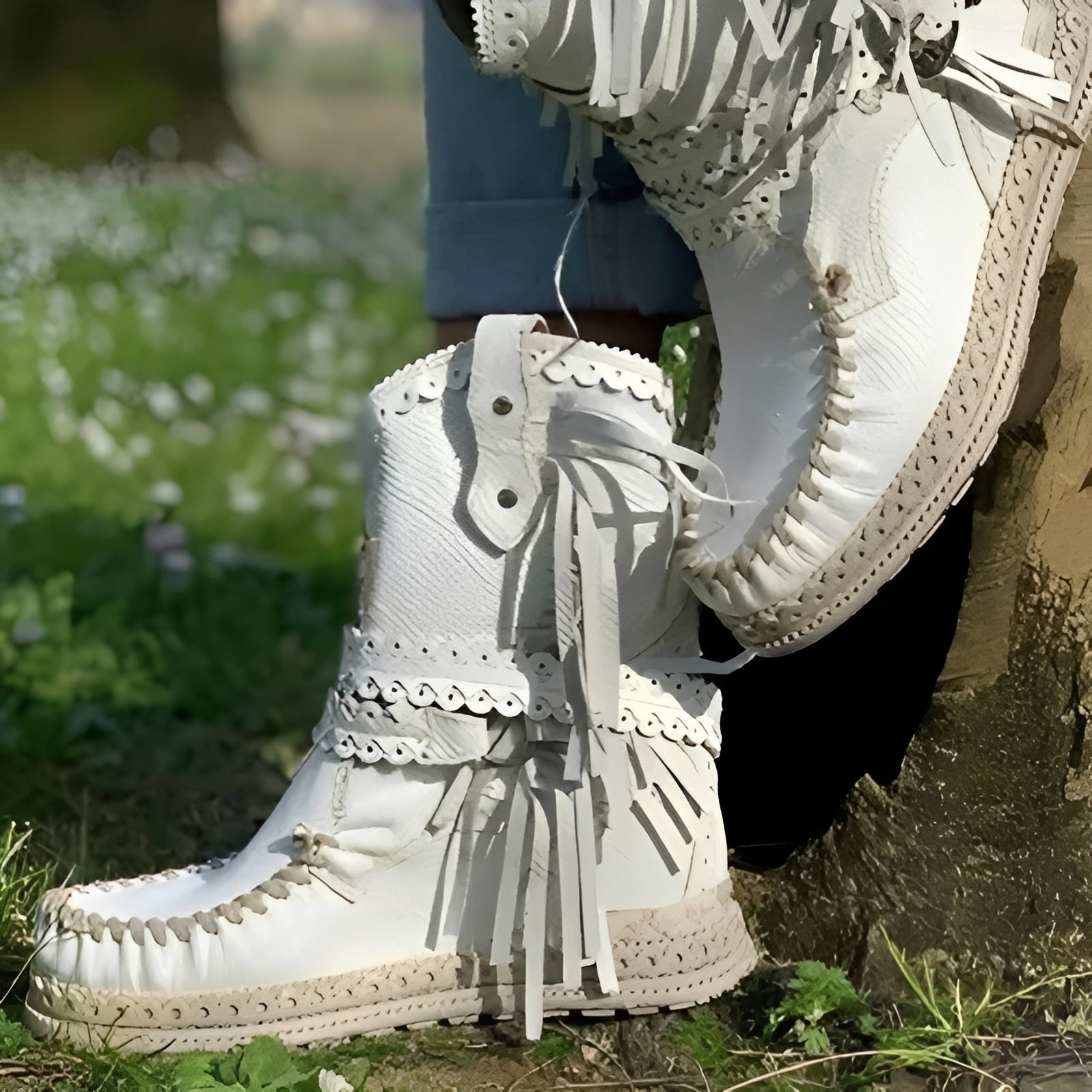 Brianna - Trendy Boho Ankle Boots