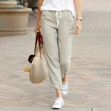Kaci - Relaxed Pants with Elastic Waist