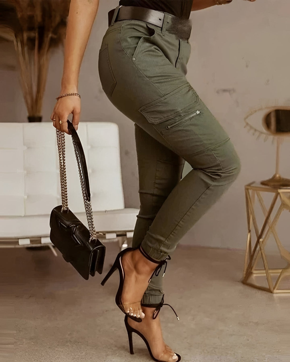 Jermaine - Trendy Slim Cargo Pants