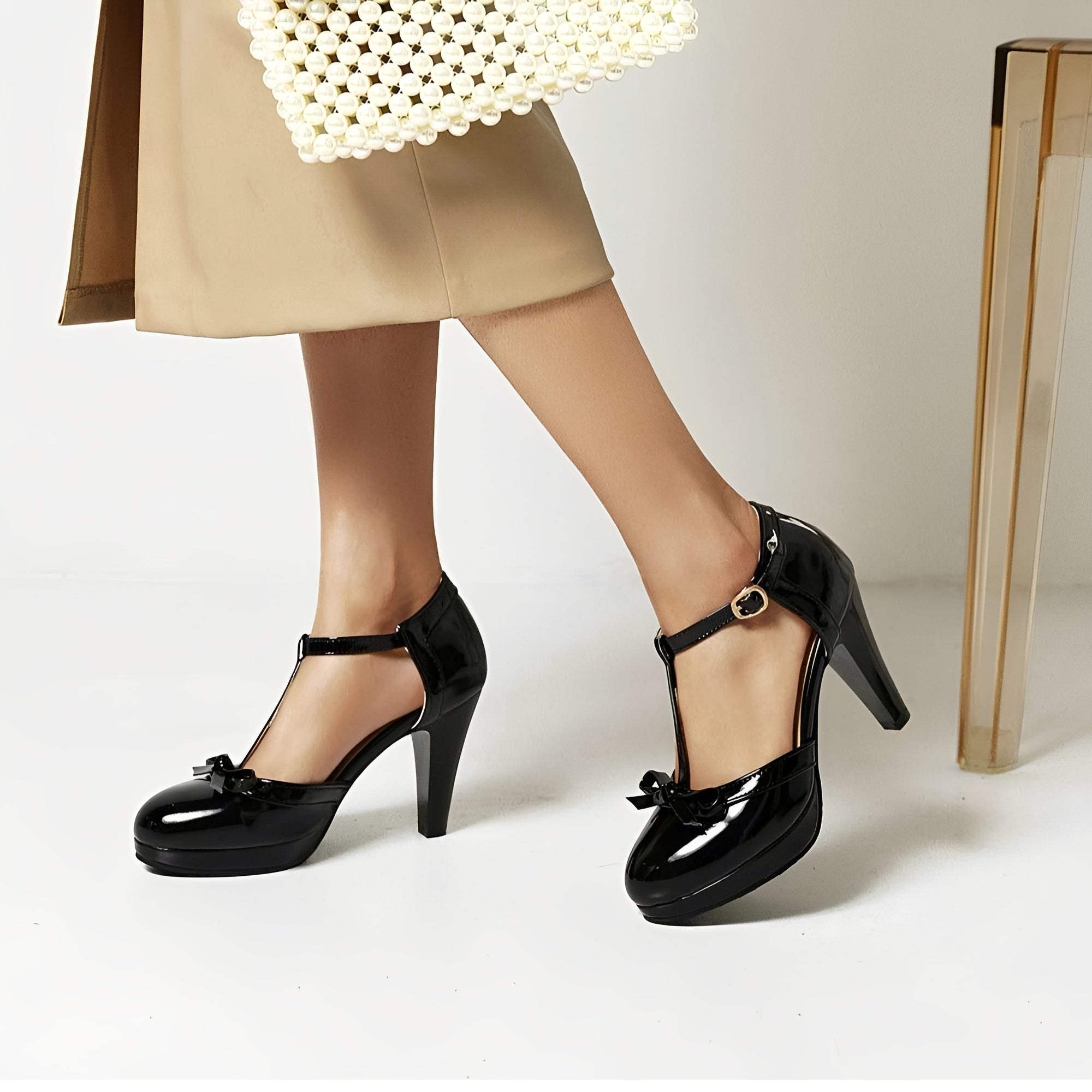 Matteo - Trendy Heels with Bow