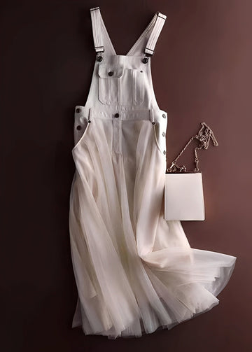 Chrissy - Stylish patchwork tulle dress for women